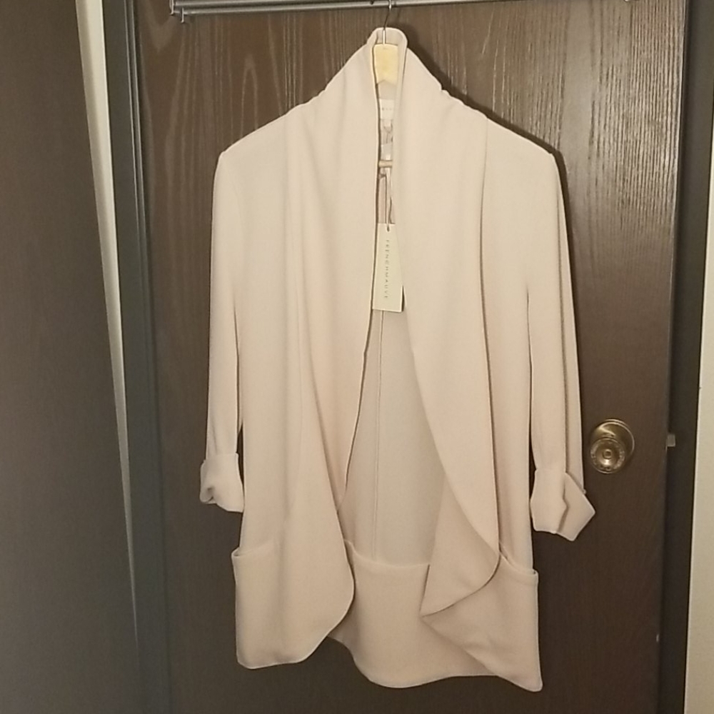 French Mauve Melanie Knit Tunic Blazer